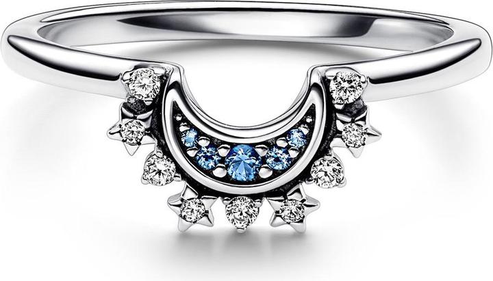 Immagine prodotto Pandora Anello Heavenly Sparkling Blue Moon (48, 925 Argento)