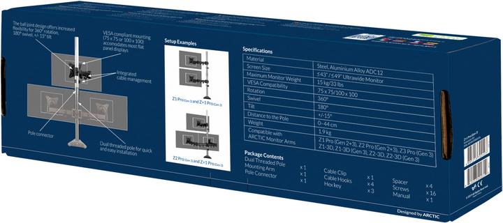 Produktbild Arctic Z+1 Pro Gen 3 (Tisch, 38")