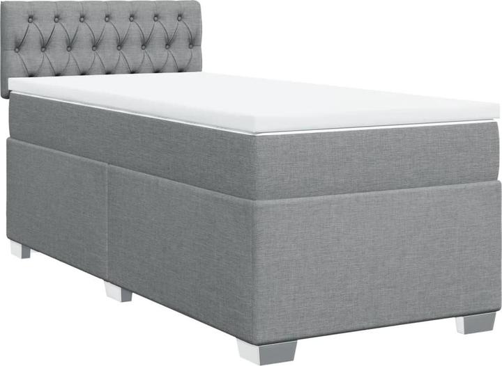 Produktbild VidaXL Bo x springbett mit Matratze 120 x 190 cm Stoff (120 x 190 cm)