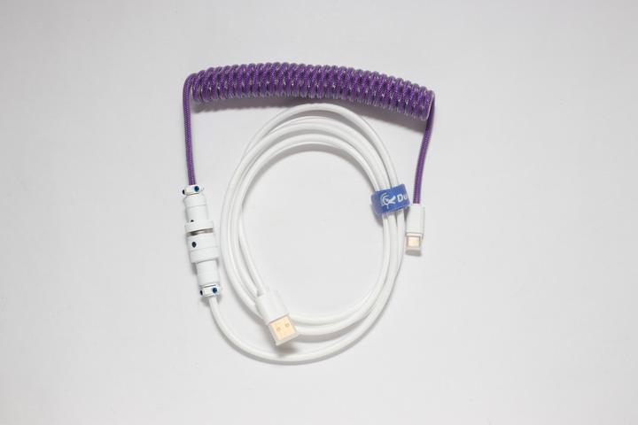 Actual product image Ducky Premicord Creator Spiralkabel, USB Typ C auf Typ A (1.80 m, USB 2.0)