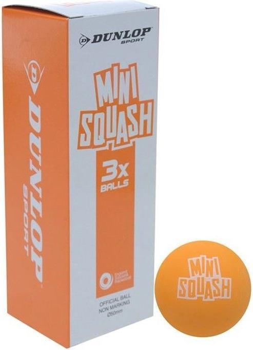 Actual product image Dunlop set of 3 squash balls play