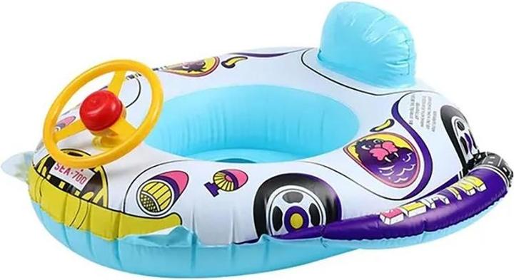 Produktbild Splash & Fun Aufblasbarer Auto Baby-Schwimmring, Schwimmsitz 60x60cm