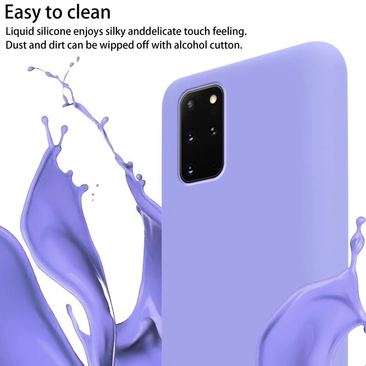Actual product image Cadorabo TPU Cover Mobile Phone Chain Liquid (Samsung Galaxy S20+)