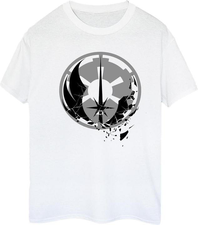 Produktbild Star Wars ObiWan Kenobi Fractured Logos TShirt (L)