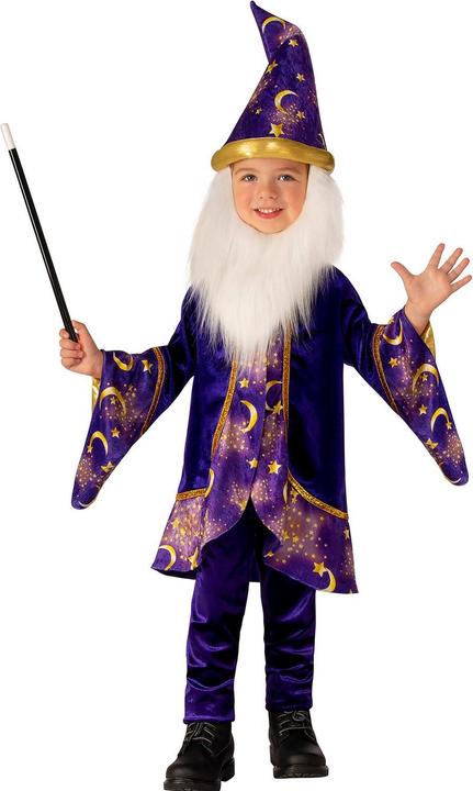 Actual product image Bristol Novelty Childrens/Kids Wizard Costume (140)