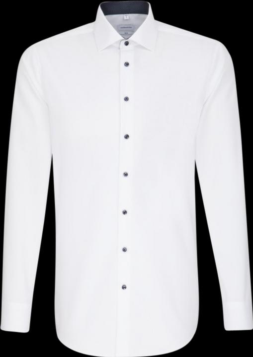 Seidensticker Hemd Slim Fit Business Kent Patch 12 white