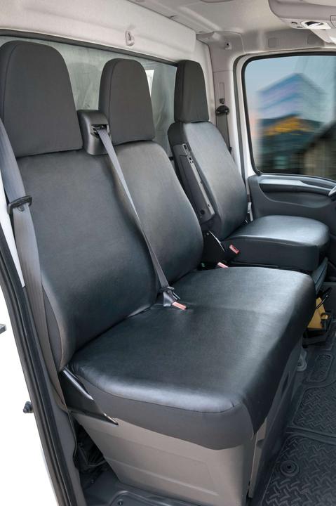 Produktbild Walser Sitzbezüge für Iveco Daily IV Einzelsitz und Doppelbank vorne aus Kunstleder BJ 2006 - 08/2011