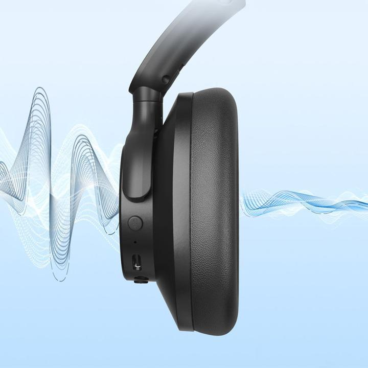 Immagine prodotto Tronsmart Sounfii Q20 ANC On-Ear Bluetooth 5.3 Wireless Headphones - Black (ANC, 60 h, Cablato, Senza fili)