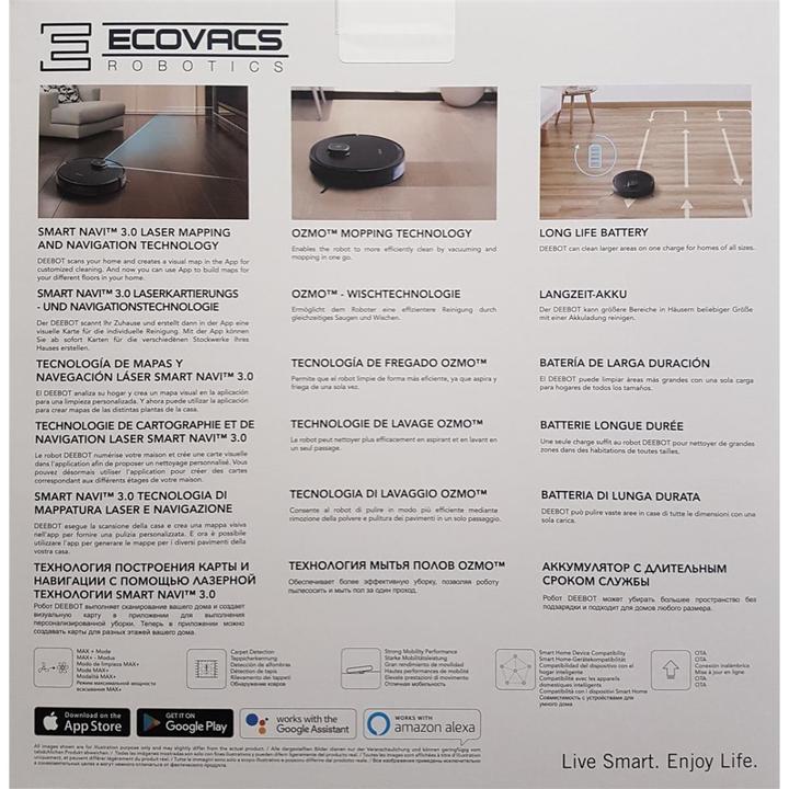 Immagine prodotto Ecovacs Deebot Ozmo 950 (Robot aspirapolvere)