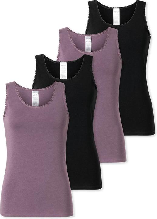 Produktbild Schiesser 4er Pack 95/5 Cotton Unterhemd / Top (40, L)
