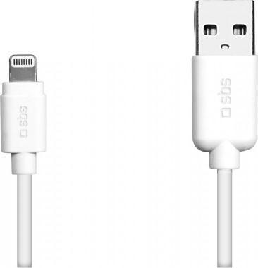 Actual product image SBS Data cable USB 2.0 to Apple Lightning (1 m, USB 2.0)