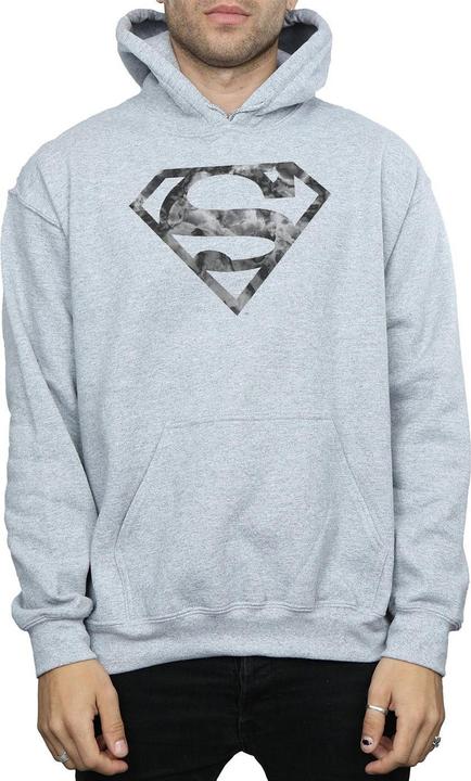 Actual product image Mens Superman Marble Logo Hoodie (M)