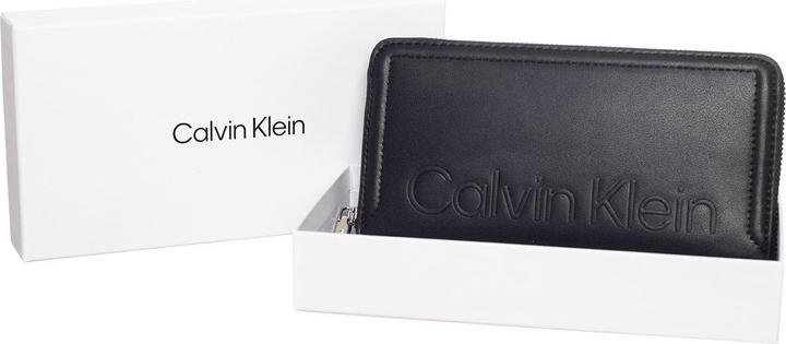 Actual product image Calvin Klein Long Wallet Minimal Hardware Large Zip Around Wallet FA22