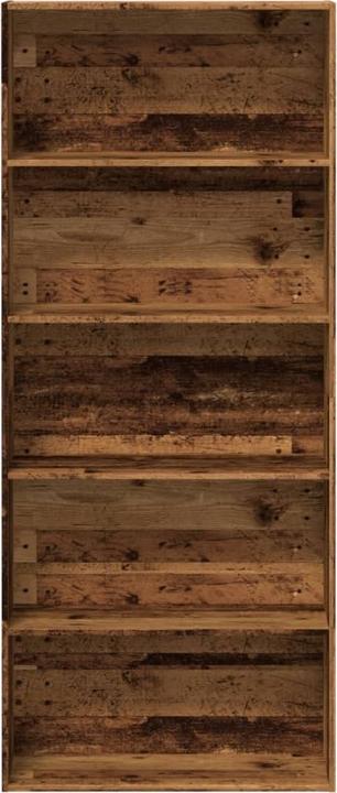 Produktbild VidaXL Bücherregal Bücherschrank Standregal Raumteiler Wandregal Altholz-Optik (80 x 30 x 189 cm)