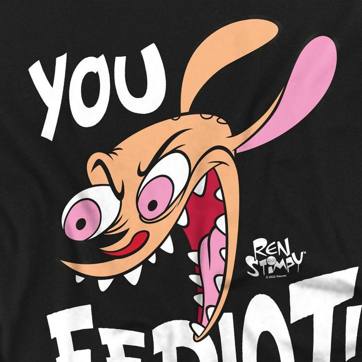 Immagine prodotto Ren & Stimpy You Eediot! Maglietta Uomo (XXL)