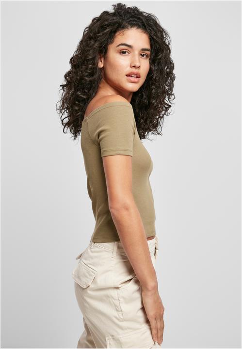 Produktbild Urban Classics Ladies Off Shoulder Rib Tee (L)