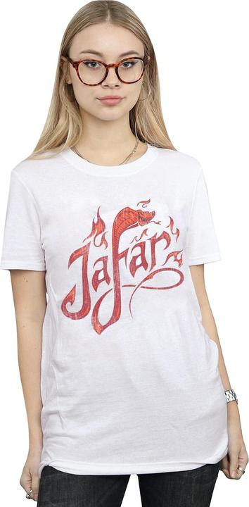 Immagine prodotto Disney Aladdin Movie Jafar Flames Logo Maglietta Ampia Donna (5XL)