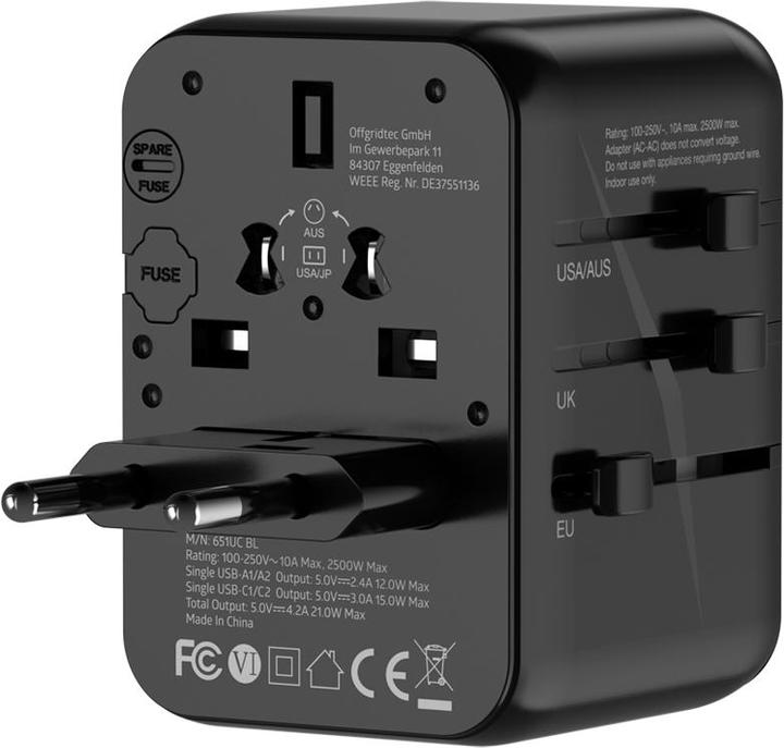 Produktbild Offgridtec Reiseadapter