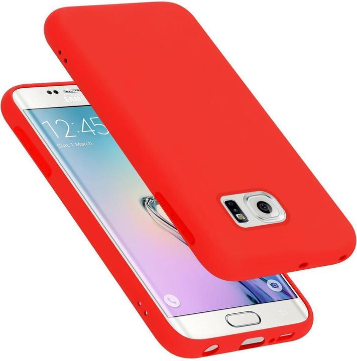 Actual product image Cadorabo TPU Liquid Silicone Case Cover (Samsung Galaxy S6 Edge)