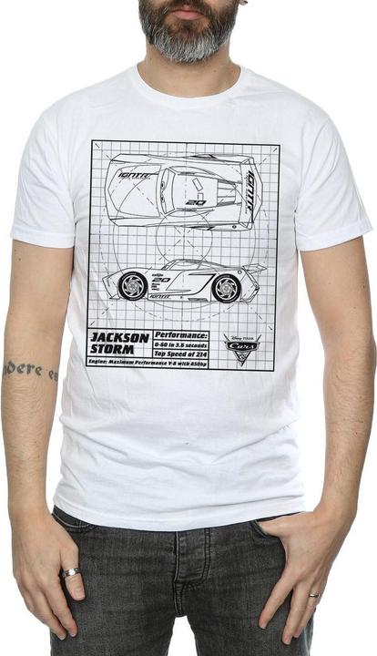 Produktbild Disney Cars Jackson Storm Blueprint TShirt (XXL)