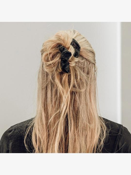 Immagine prodotto Corinne Mondo - Schrunchie in pelle nera