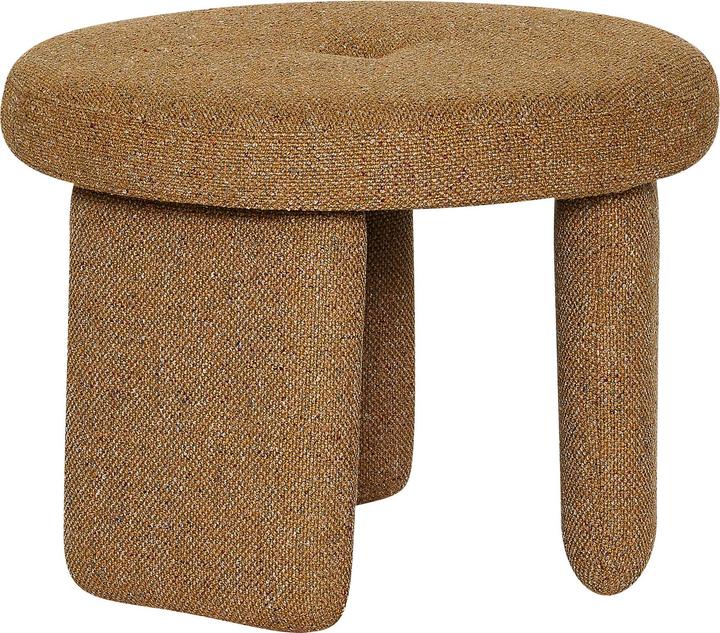 Image du produit Hübsch Rocco Pouffe Ochre