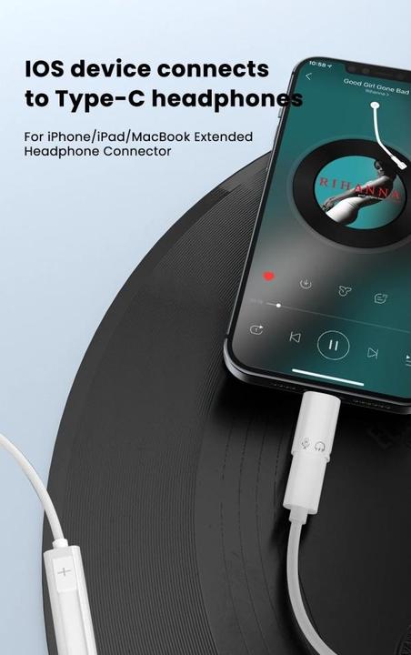 Immagine prodotto PowerGuard Adattatore per cuffie Lightning USB 3.0 Carica e dati OTG (Lightning, USB 3.0)