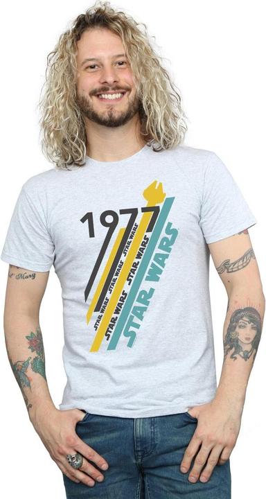 Immagine prodotto Star Wars Retro 77 Stripes Maglietta Uomo (L)
