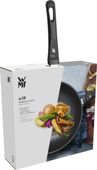 Produktbild WMF Grillpfanne eckig Steakpfanne Pfanne 27cm Aluminium beschichtet PFOA-frei (27 cm, Grillpfanne, Aluminium)