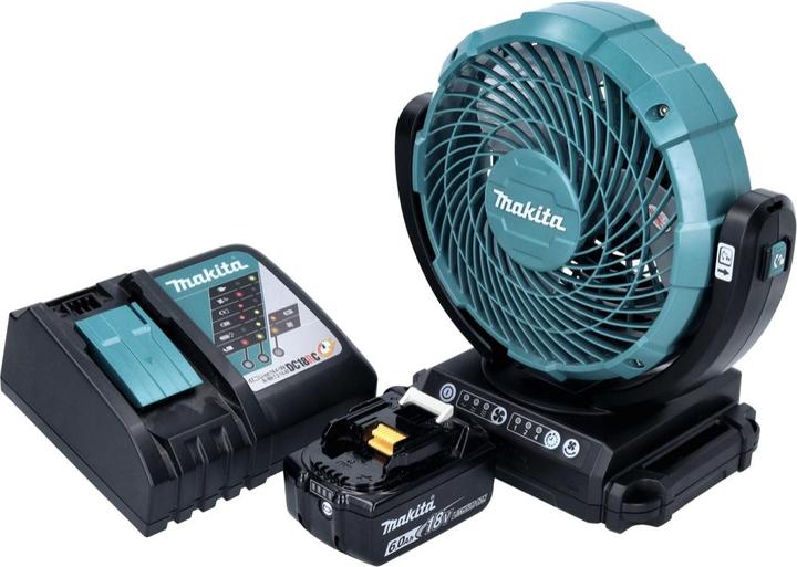 Produktbild Makita DCF 102 RG1 Akku Ventilator Lüfter 18 V 18 cm + 1x Akku 6,0 Ah + Ladegerät