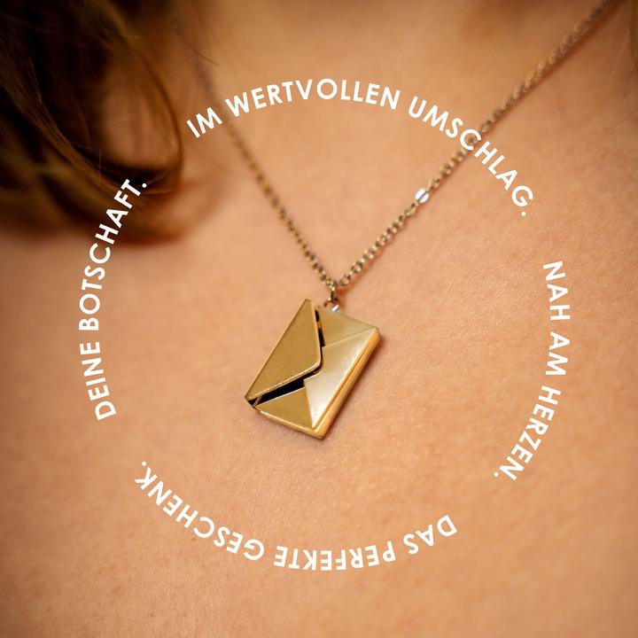 Actual product image Heideman Laurel gold coloured (100% stainless steel)