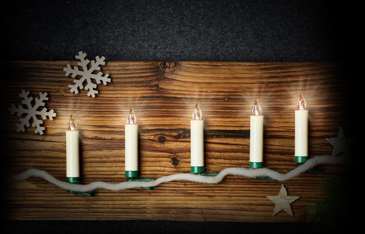 Actual product image Krinner LED Christmas tree candle Superlight Starter Set (12 x)