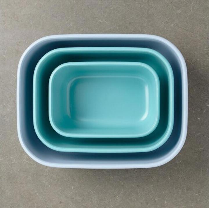 Image du produit Rosti Mepal Mepal - Cirqula Low Rect Bowl Set - Nordic White (14598) (3.50 l)
