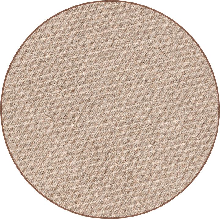 Actual product image Snapstyle Loop Carpet Modern Diamond Round (133 x 133 cm)