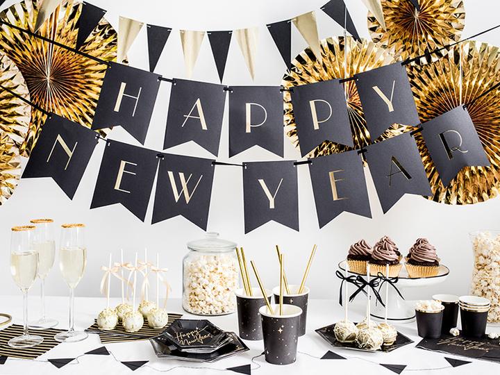 Actual product image Partydeco Confetti Cannon - 60cm - Metallic - Streamers - Gold