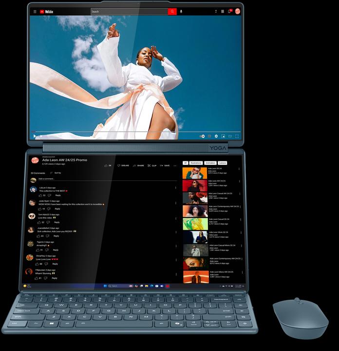 Immagine prodotto Lenovo Yoga Book 9 (14", Intel Core Ultra 9 285H, 32 GB, 1000 GB, CH)