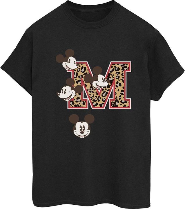 Actual product image Mickey Mouse Womens/Ladies M Faces Cotton Boyfriend T-Shirt (M)