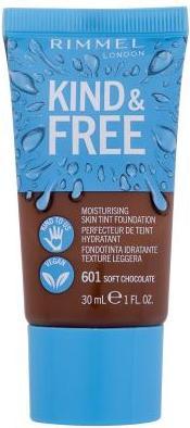 Immagine prodotto Rimmel London Fondotinta Kind & Free Skin Tint (601 Cioccolato morbido)