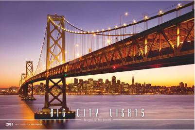 Produktbild Alpha Edition Big City Lights 2024 - Bildkalender 49,5x33 cm - Grossstadtlichter - Reisekalender - Städte bei (Deutsch)