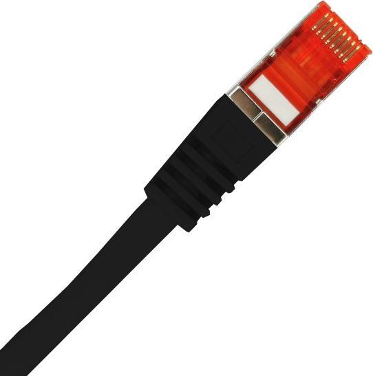 Actual product image Alantec KKS6CZA0.5 Patch cable FUTP Cat.6 PVC 0.5m black (F/UTP, CAT6, 0.25 m)