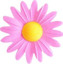 Immagine prodotto Dekora Decorazione commestibile - Margherita rosa (100 pz) (100 x)