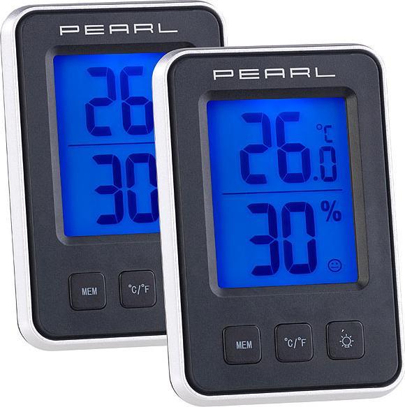 Produktbild Pearl 3er-Set digitale Thermometer/Hygrometer