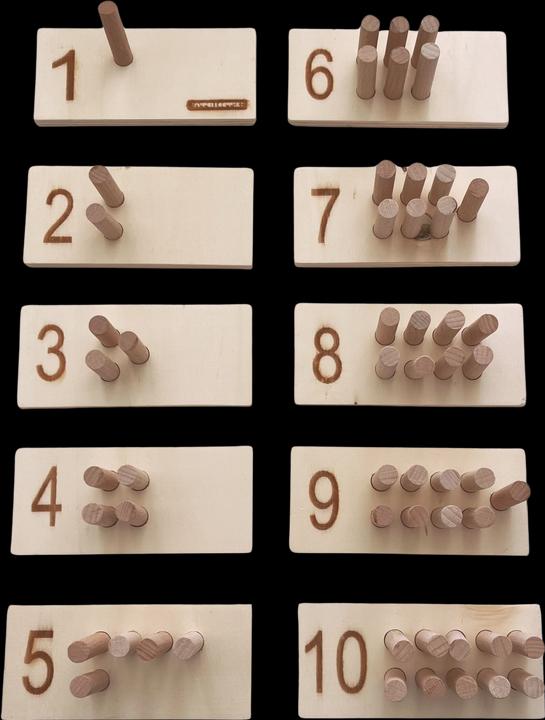 Image du produit Intellectiki Bâtonnets de calcul en bois