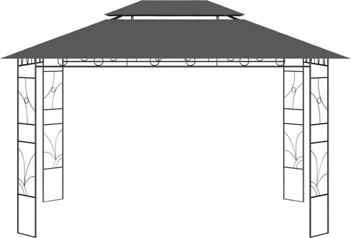 Actual product image VidaXL Gartenpavillon (400 cm, 300 cm)