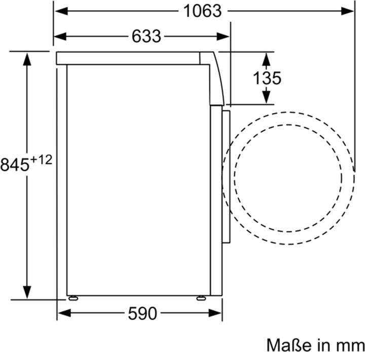 Actual product image Bosch Hausgeräte WAN28127 (8 kg, Left, EU plug)