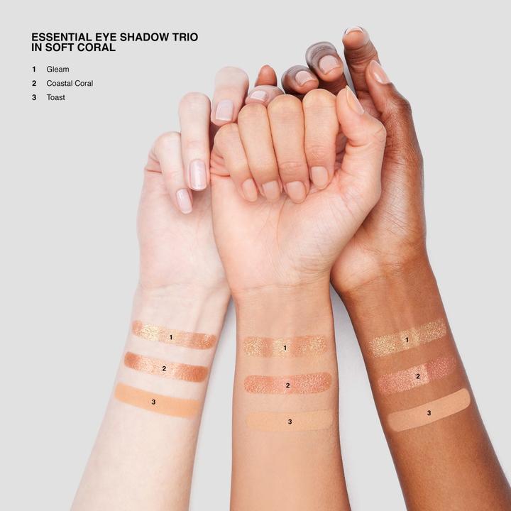 Actual product image Bobbi Brown Essential Eye Shadow Trio Soft Coral (Soft Coral)