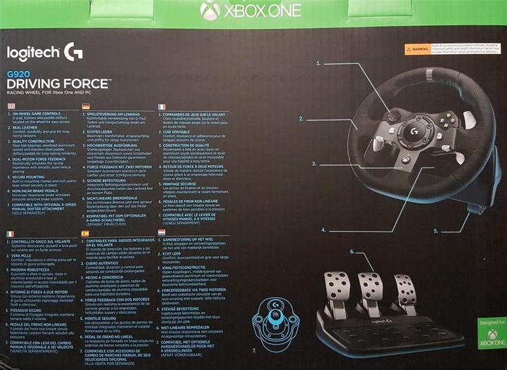 Produktbild Logitech G G920 Driving Force (Xbox, PC) (PC, Xbox One X, Xbox Series X, Xbox One S, Xbox Series S)