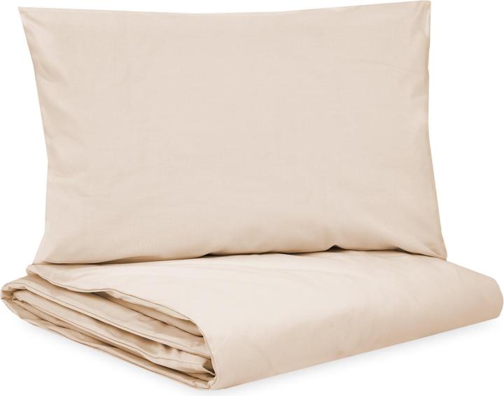 Produktbild Julius Zöllner Bettwäsche Uni Taupe, 100/135+40/60