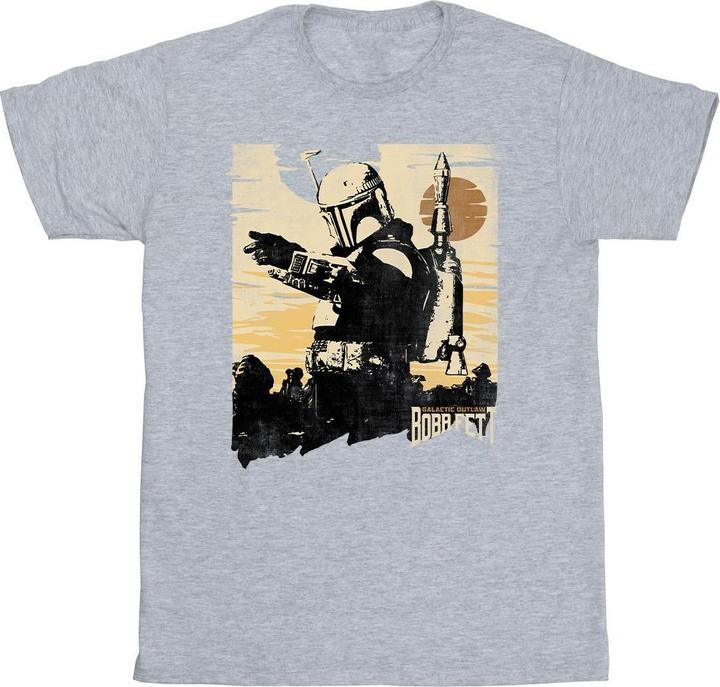 Immagine prodotto Star Wars The Book Of Boba Fett Points Maglietta Uomo (XXL)