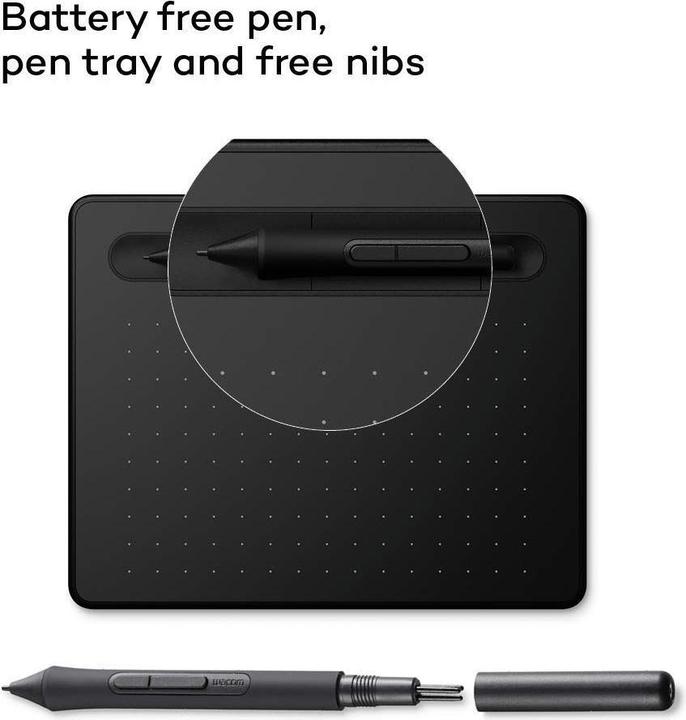 Actual product image Wacom Intuos Basic Pen S Black (7", 2540 lpi)